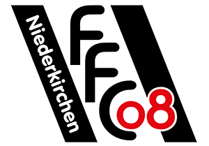 Logo des FFC 08 Niederkirchen, bestehend aus stilisierten Buchstaben und einer lebendigen Farbgestaltung.